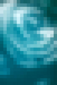 抽象光滑马赛克瓷砖蓝色背景垂直格式。