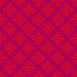 矢量装饰无缝图案壁纸红花紫