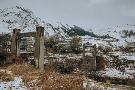 佐治亚州卡兹贝吉地区的StepantsMinda村