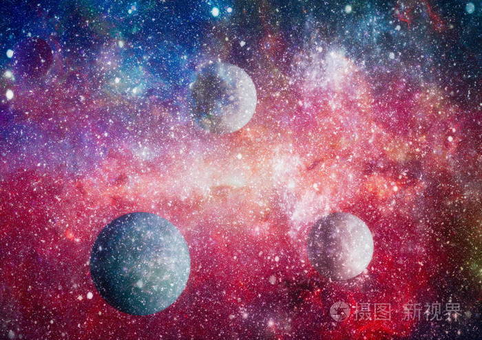 深层空间艺术宇宙中的星系星云和恒星美国宇航局提供的这幅图像的元素