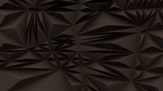 暗三角抽象背景三维渲染.