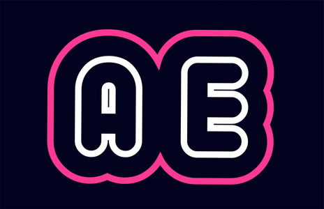 粉红色白色蓝色字母组合字母适合公司或企业的e徽标设计