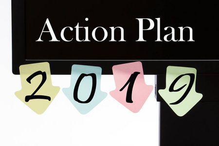 行动计划2019写在电脑显示和提醒说明。 业务概念