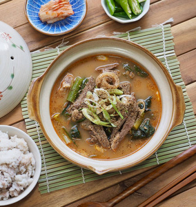 韩国食品山羊汤