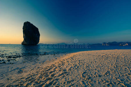 泰国美丽的海滩景观