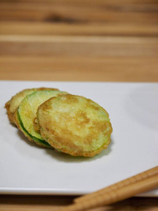 韩国食品南瓜饼，霍巴克琼