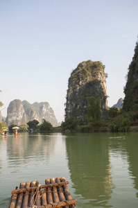 中国广西漓江风景秀丽