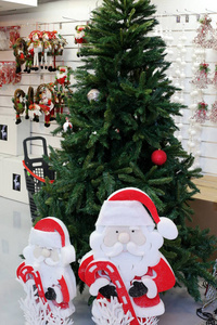 以色列海法市商店的圣诞玩具和礼物