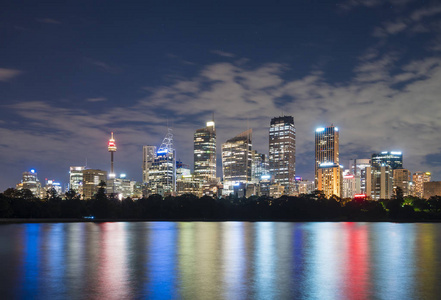 悉尼 Cbd 夜景