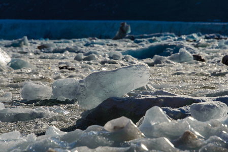 惊人的冰川景观