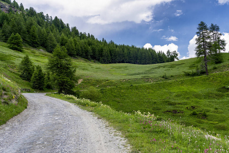 Assietta and Colle delle Finestre, Turin, Piedmont, italy, at su