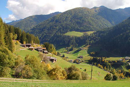 Ultimo, South Tyrol, Italy. The Ulten Valley  is a 40 km long m