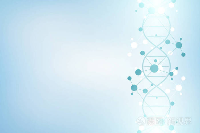 基因工程或实验室研究.用于医学或科技设计的背景纹理