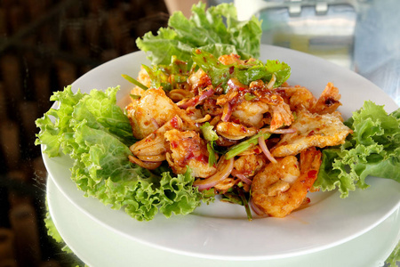 泰国传统食品辛辣海鲜产品
