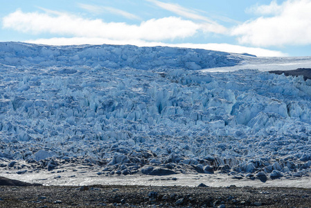 斯瓦尔巴冰川景观