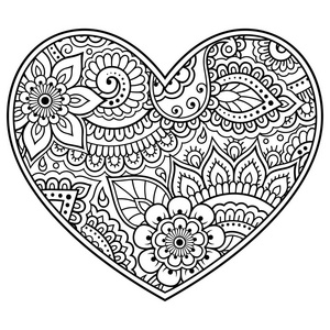 s day greetings. Coloring book page.