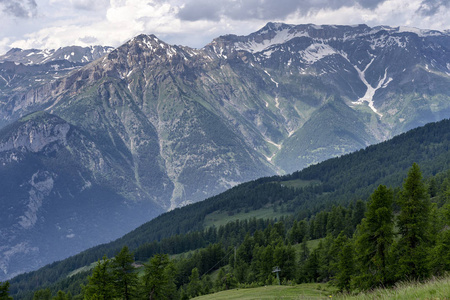 Assietta and Colle delle Finestre, Turin, Piedmont, italy, at su