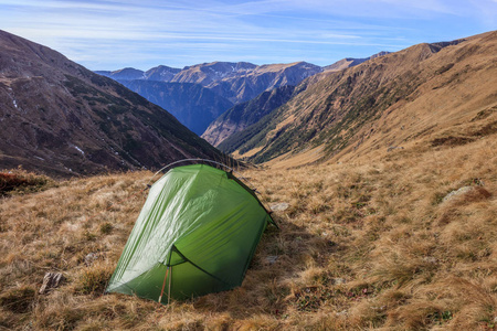 罗马尼亚法加拉斯山区的山景