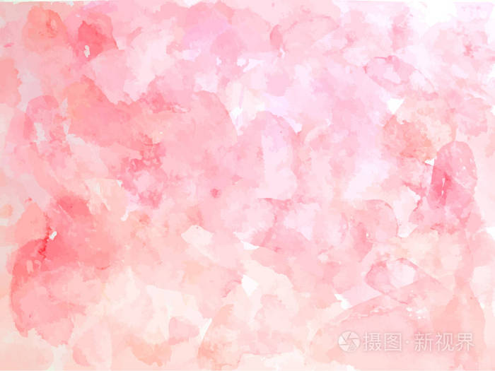 柔软的粉红色水彩污渍. 水彩画. 壁纸,海报,卡片,请访问网站