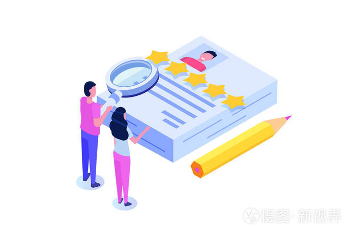客户审查可用性评估反馈评级系统等距概念 矢量插图