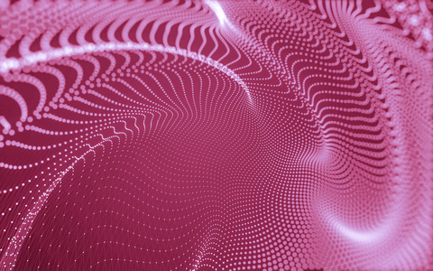 抽象多边形空间低聚暗背景与连接点和线。 连接结构。 3D渲染