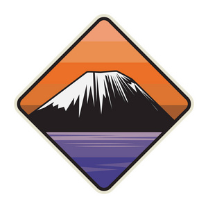 海拔矢量图山地标志图标或符号设计模板矢量图照片