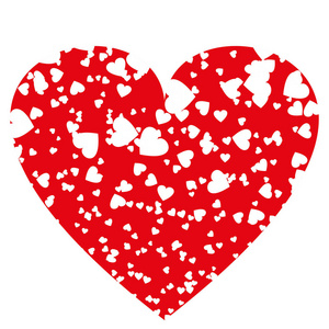 心脏的小心脏图标矢量。 爱的象征。 情人节标志标志标志隔离在白色背景平面风格的图形和网页设计标志。