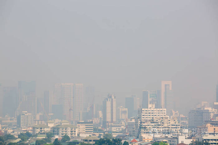 曼谷城市的空气污染.