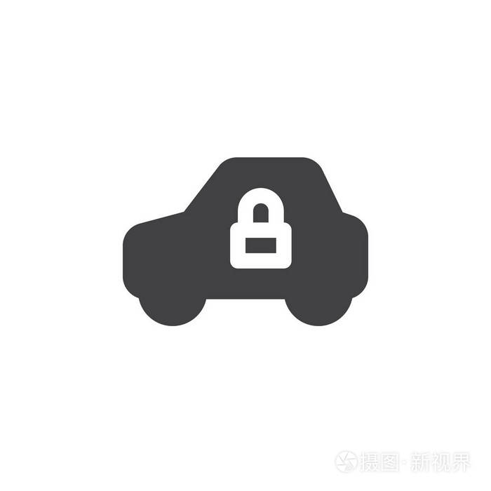 汽车安全标志,标志插图