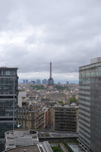 巴黎全景城市景观, 埃菲尔铁塔, 从传统的法国风格的房间