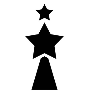 星型孤立矢量图标，可以方便地修改或编辑任何样式
