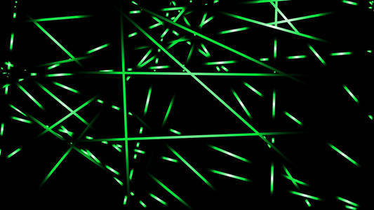 抽象矢量插图背景光线。绿色