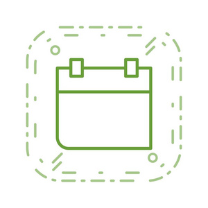 日历矢量图标矢量图标标志图标矢量插图个人和商业使用。