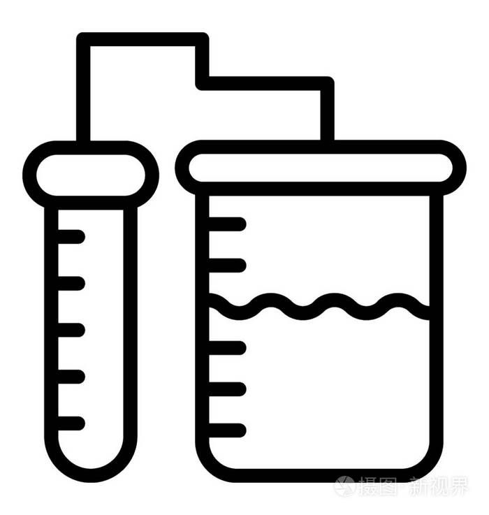 化学烧杯和试管作为实验室玻璃器皿