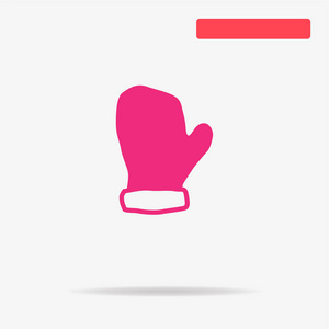 s glove icon. Vector concept illustration for design.