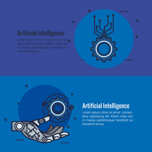 人工智能信息图图标图片