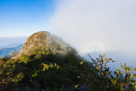 泰国香岛山区景观。