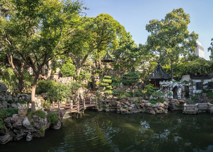 上海豫园或豫园的池塘图片