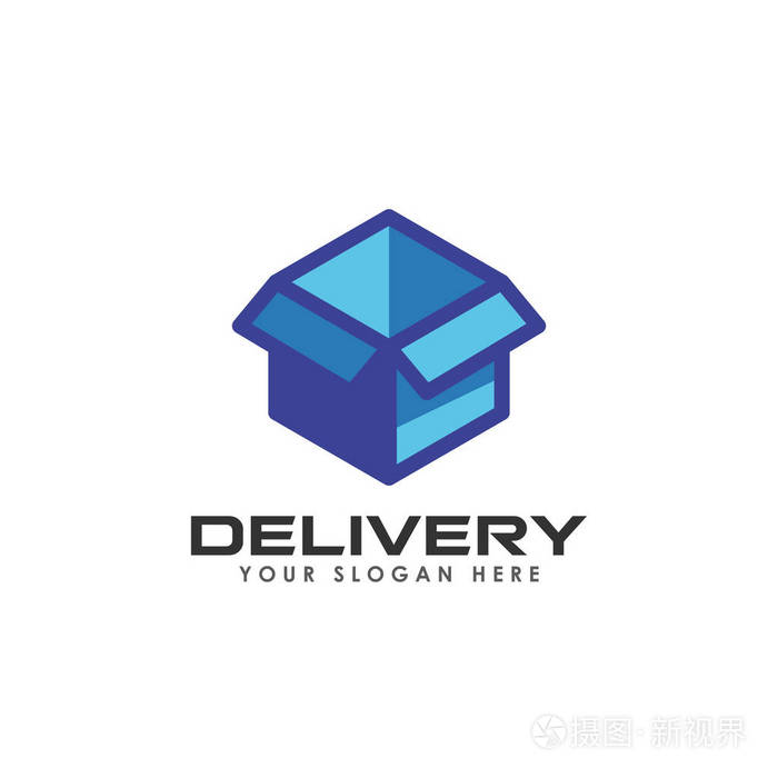 快递标志设计模板图标矢量