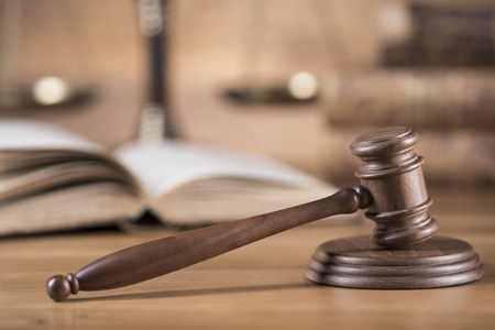 法律木槌出庭律师司法概念法律制度概念