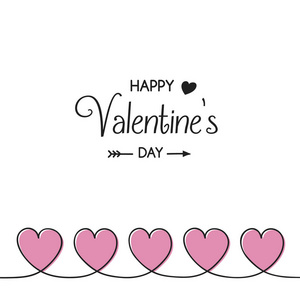 s Day decoration with beutiful hand drawn hearts. Vector