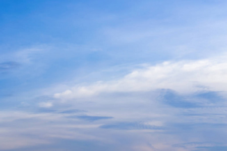 天空蓝色背景视图