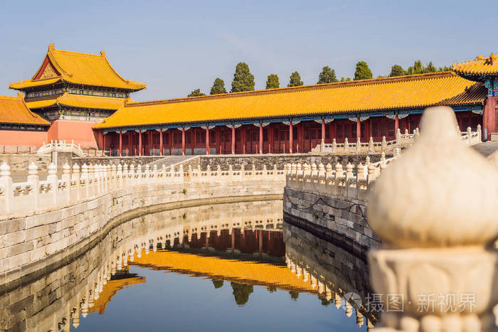 中国北京紫禁城的古代皇家宫殿