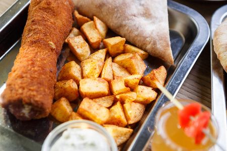  smoked dish in fast food restaurant.Delicious,but unhealthy fas