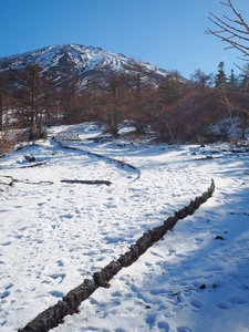 mt. 富士日本第五站雪景。