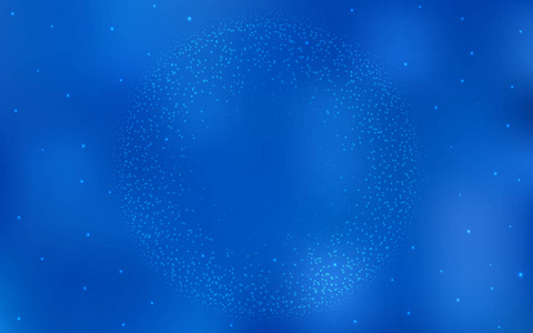 淡蓝色矢量布局与宇宙恒星。 闪烁的抽象插图与五颜六色的宇宙恒星。 最好的设计为您的广告海报横幅。