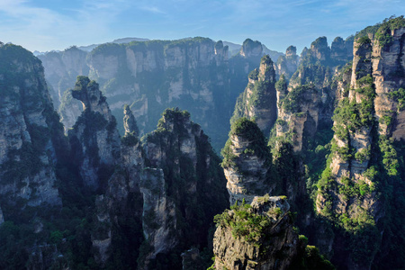 张家界山脉, 中国