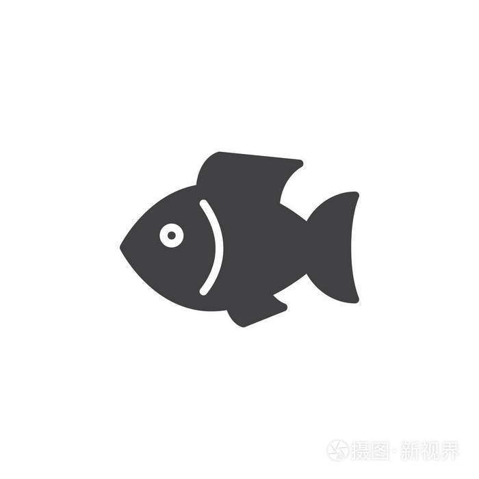 海鲜符号标志插图. 像素完美