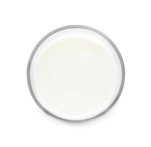 白色背景的新鲜牛奶图片