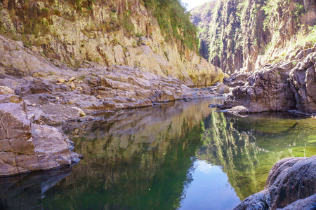 尼加拉瓜椰子河的索莫托峡谷和美丽的景观